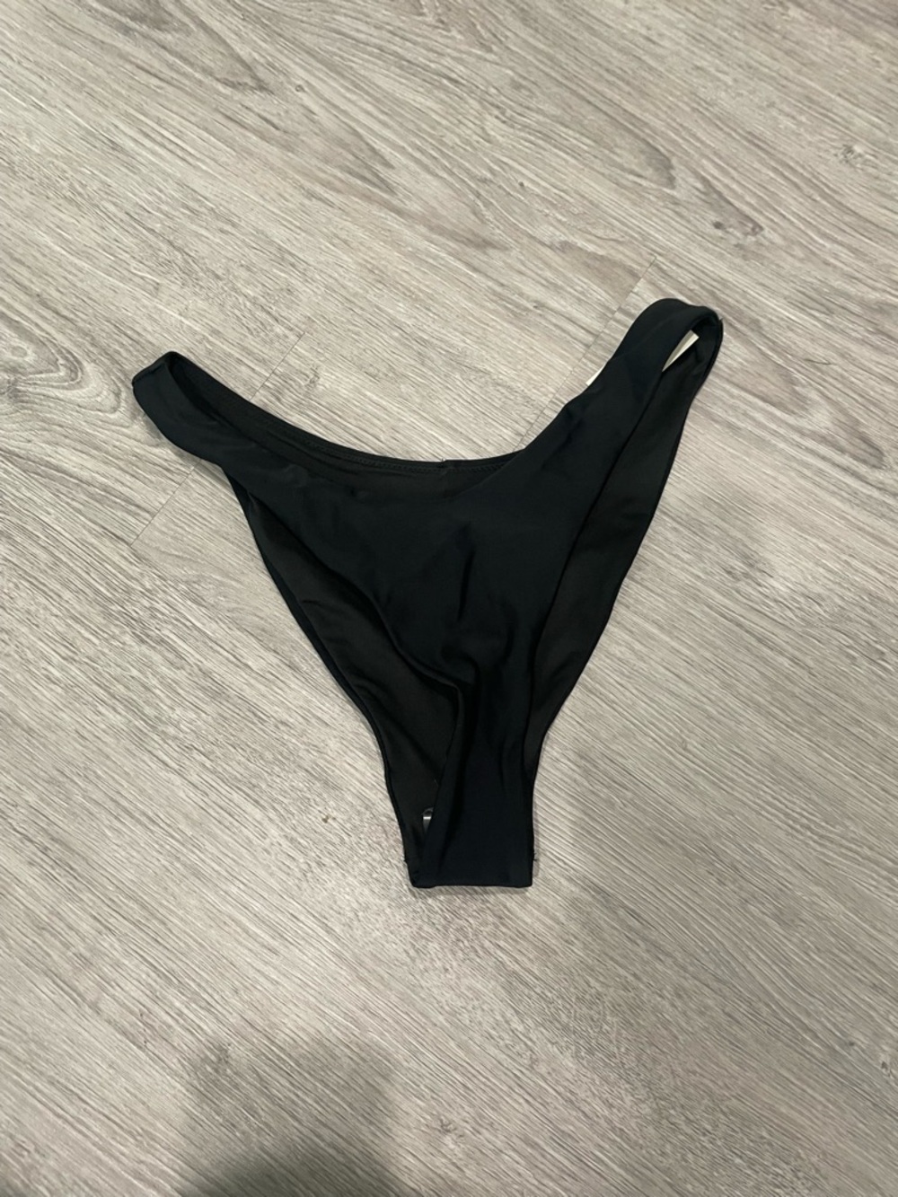aerie Black Cheekiest Bikini Bottom